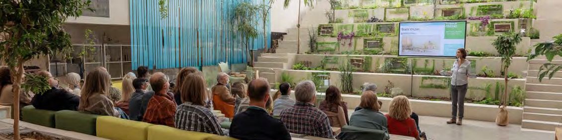 A talk in the SEE Institute amphitheatre